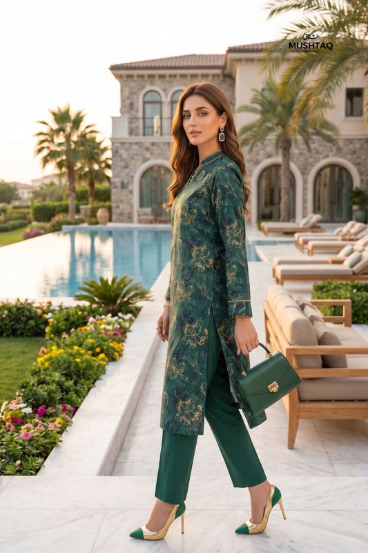 2Pcs Unstitched Printed Inaya Lawn Collection Desgin - 3