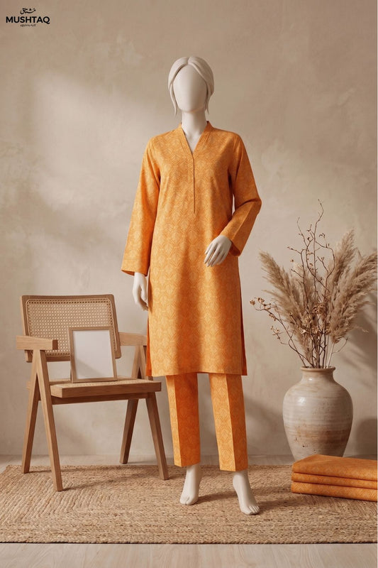 Mushtaq Gulnaar Collection 2Pcs Printed Lawn Desgin - 6