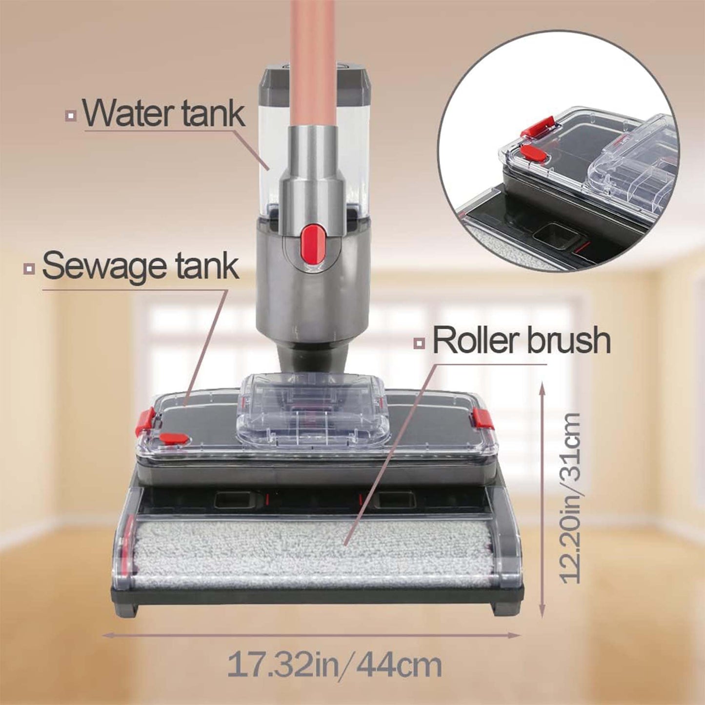 Dyson Electric Floor Washer – Compatible Attachment for V7, V8, V10, V11 & V15