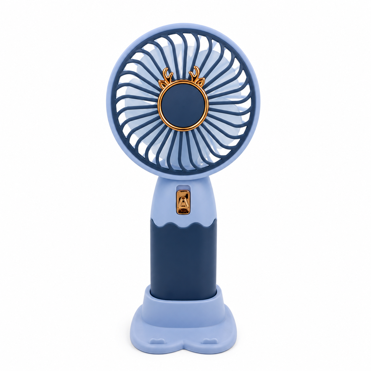 Mini USB Rechargeable Fan with Detachable Base - Random Color