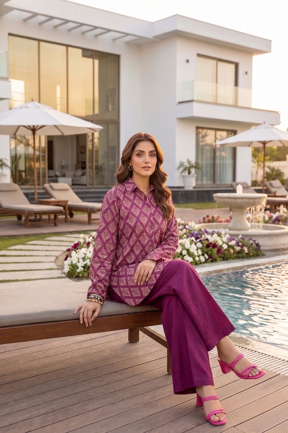 2Pcs Unstitched Printed Reet Lawn Collection Desgin - 3