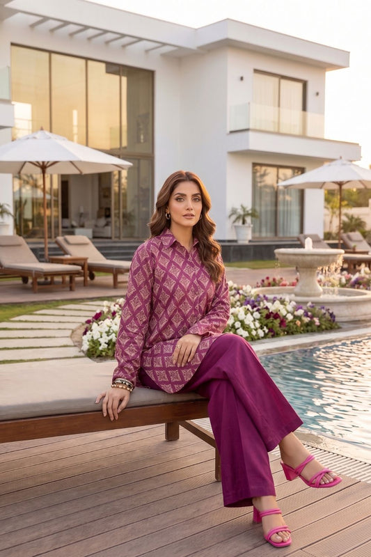 2Pcs Unstitched Printed Reet Lawn Collection Desgin - 3