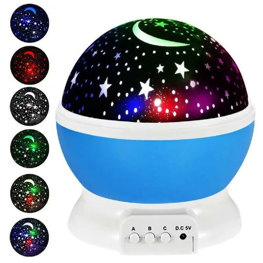 Star Lamp Projector Starry Sky Projector Night Lamp Star Moon Lamp Projector 360 Degree Rotation LED Star Night Light Table Lamp