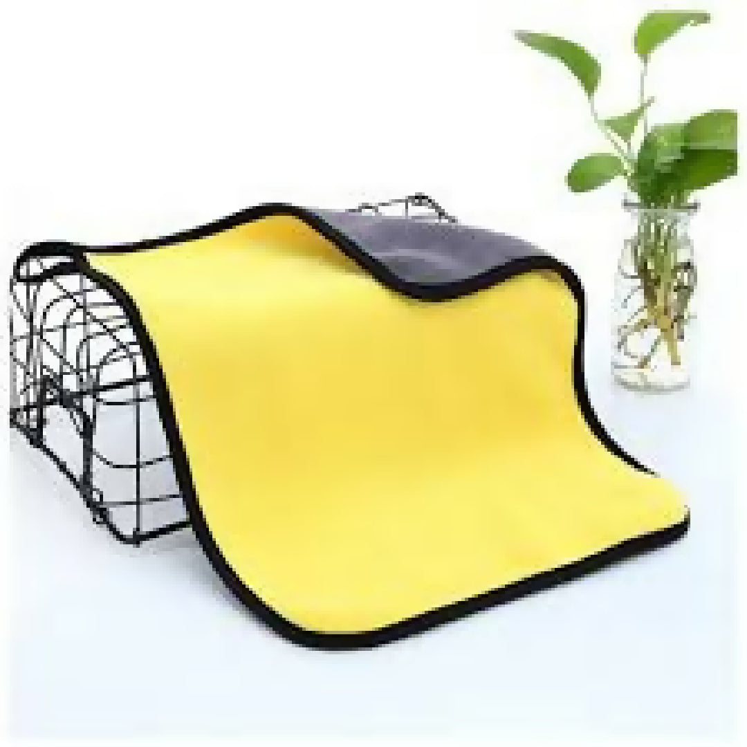 Super Absorption Car Wash Microfiber Towel Home Appliances Glass Cleaning Washing Clothes High Density Coral Velvet Wash Towel