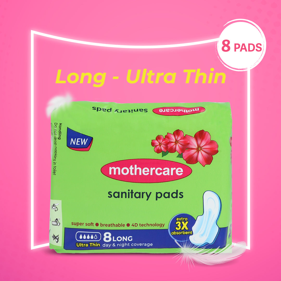 Mothercare  Ultra Thin 8 long Sanitary Pad