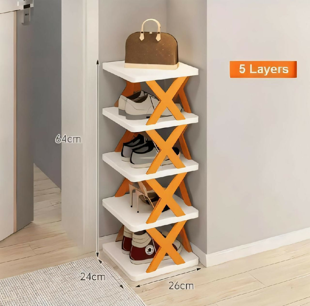 5 Layer Plastic Shoe Rack Organizer