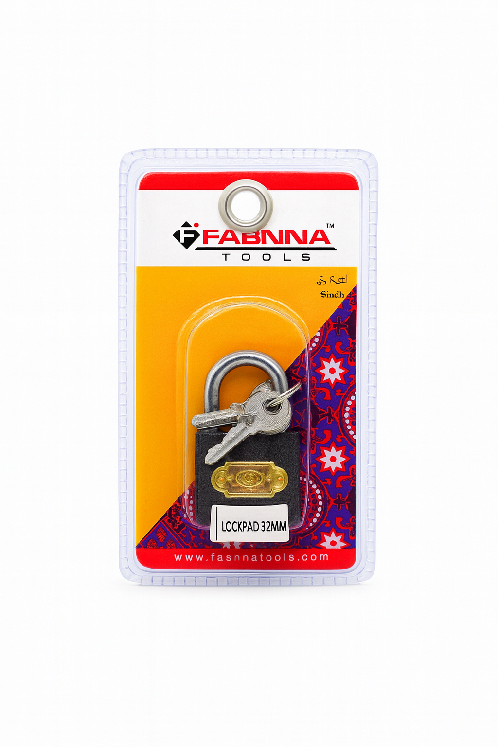 Fasnaa LockPad 32MM  Compact Brass Padlock for Bags Drawers and Small Cabinets