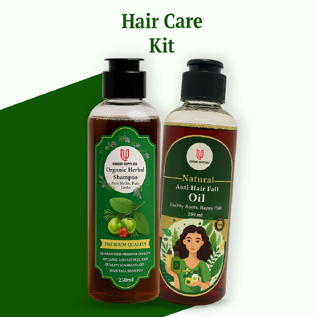 Herbal Hair Care Kit Stronger Longer and Healthier Hair Naturally
