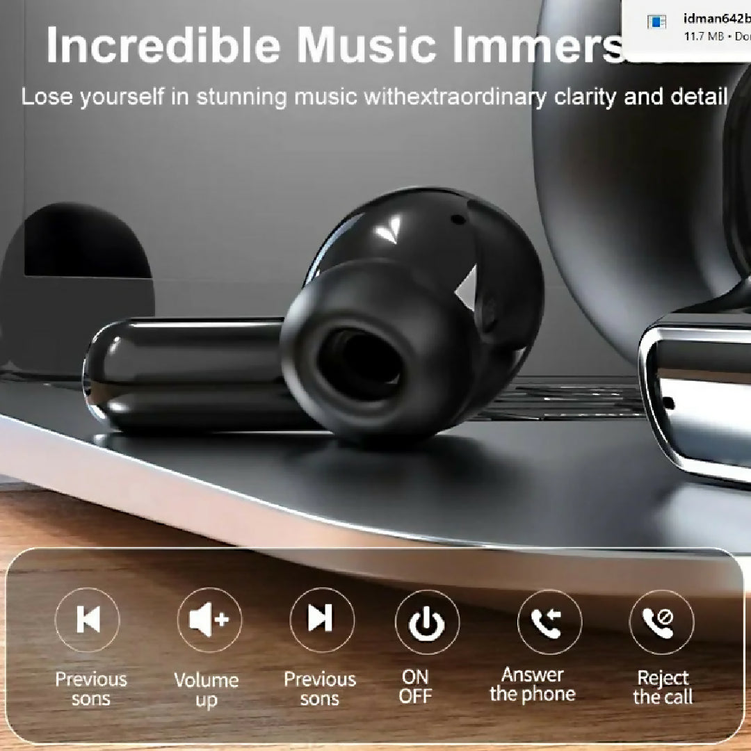 Wireless Earbuds with LED Power Display Bluetooth