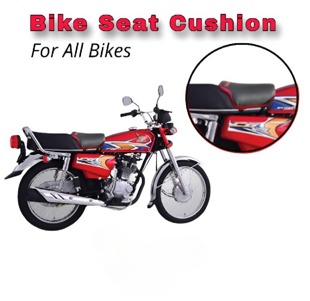 Best Bike Seat Cushion for Back Pain Red Black Waterproof Universal Relaxer Bike Seat Cushion and Motorcycle Seat Cover for all bikes Red Black