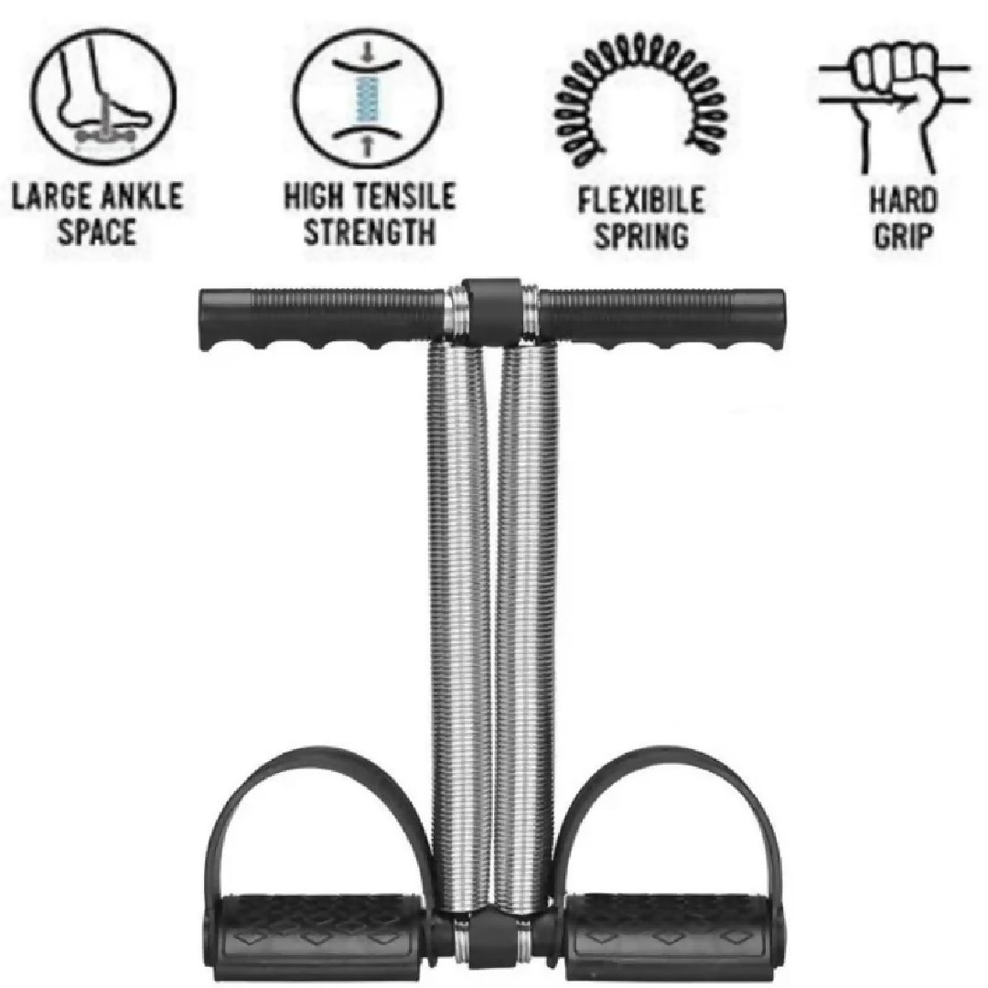 Double Spring Resistance Training Tummy Trimmer Abdominal Exercise Full Body Workout Tool Home Gym Fitness Equipment