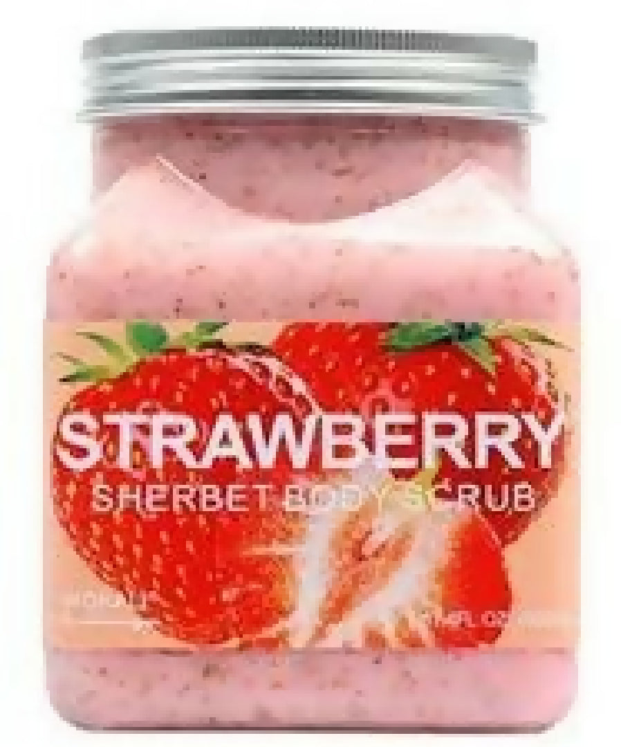 Wokali Strawberry Sherbet Body Scrub 1 Piece