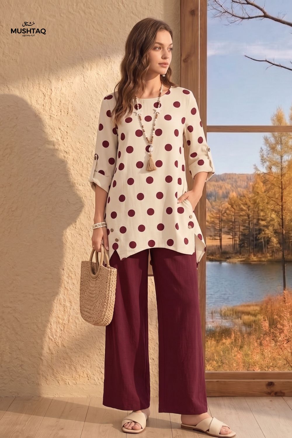 2Pcs Unstitched Printed Lawn Co-ord Set Collection Desgin - 5