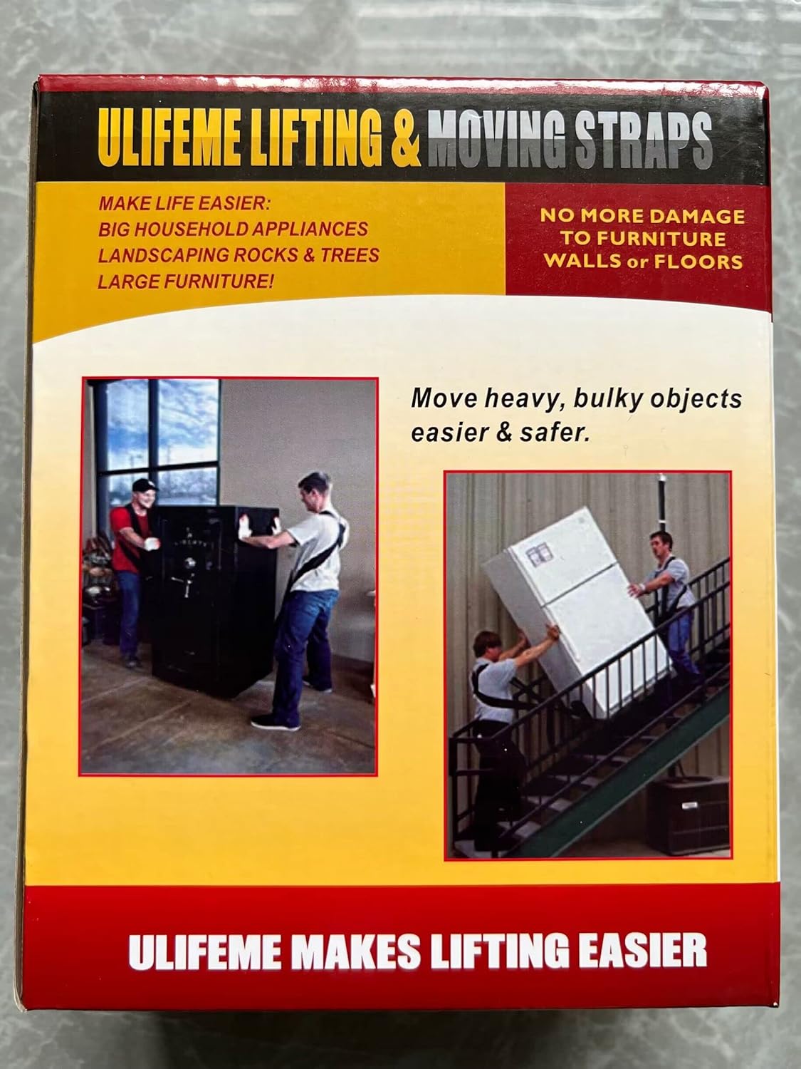 Ulifeme Lifting and Moving Straps  Heavy Duty Furniture and Appliance Moving Harness