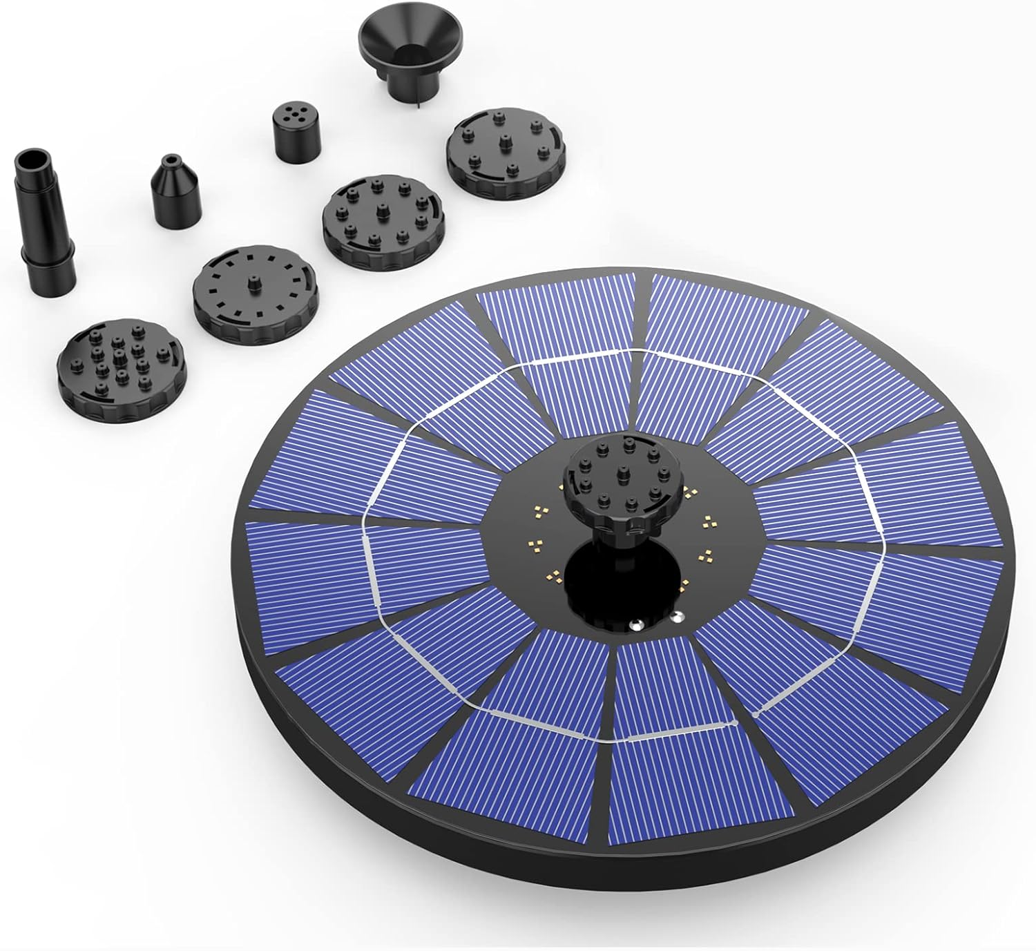 Solar Fountain Pump  Outdoor Solar Powered Water Pump for Garden Pond and Pool