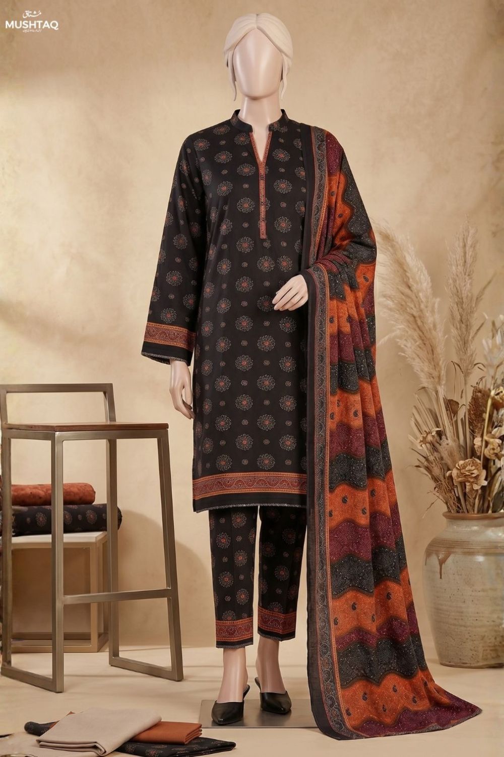 3Pcs Printed Lawn Desgin - 306