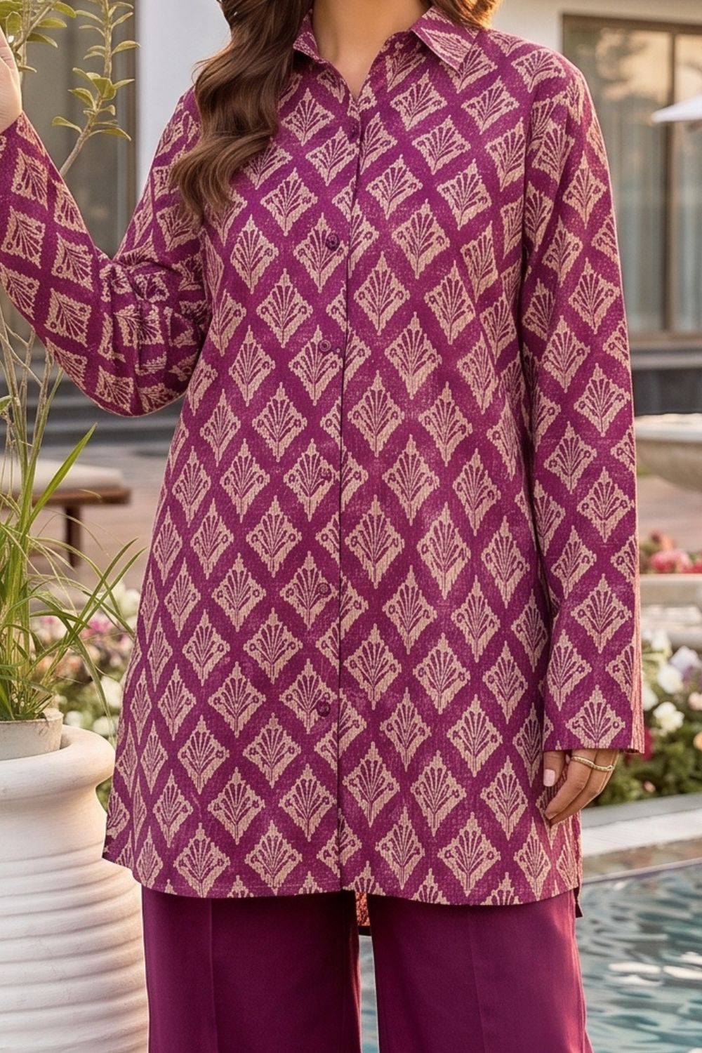 2Pcs Unstitched Printed Reet Lawn Collection Desgin - 3