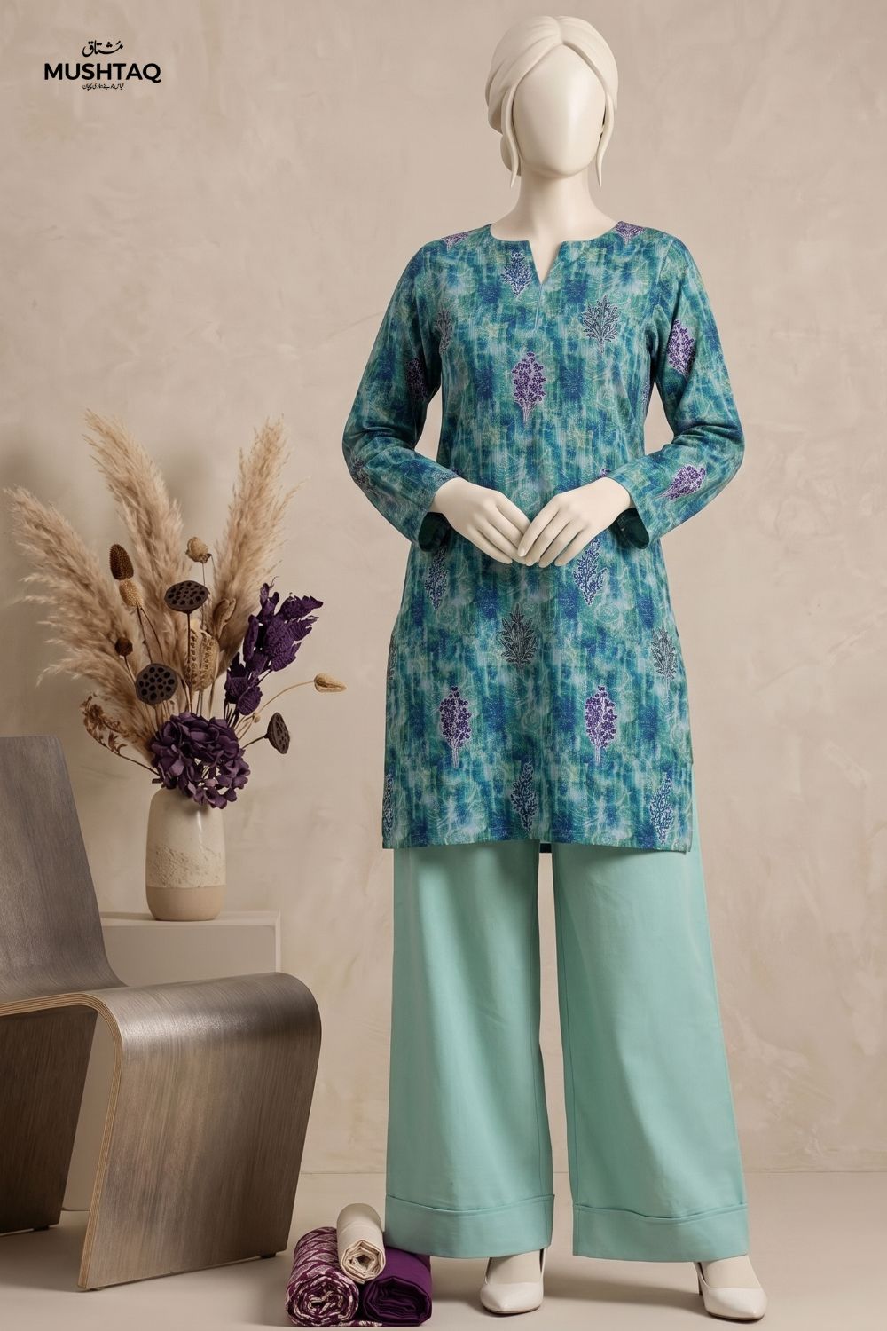 2Pcs Unstitched Printed Izzah Lawn Collection Desgin - 5