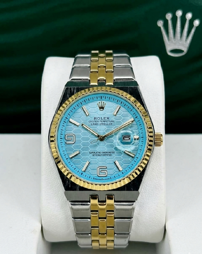 Rolex Two-Tone Hexa Dial Luxury Watch