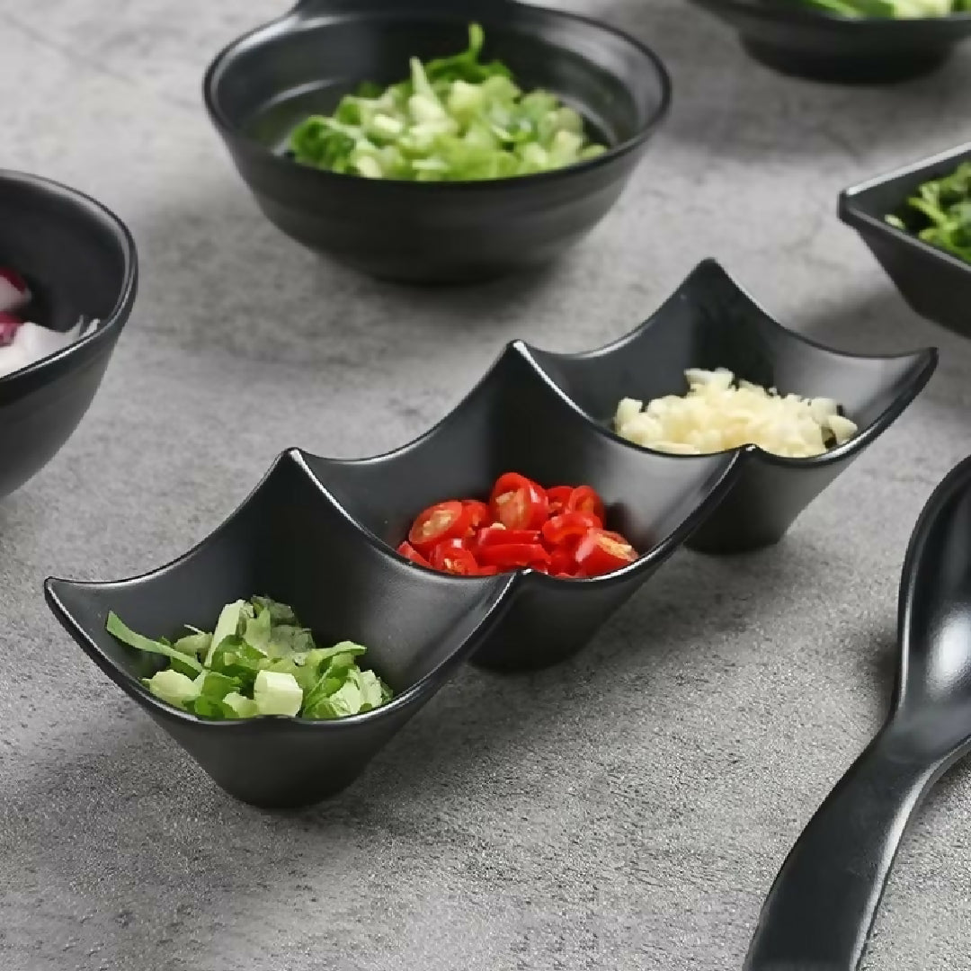 3-Compartment-Dipping-Sauce-Dish-BPA-Free-Plastic-Condiment-Server-for-Hot-Pot-Sushi-Appetizers-Microwave-Dishwasher-Safe-random-color