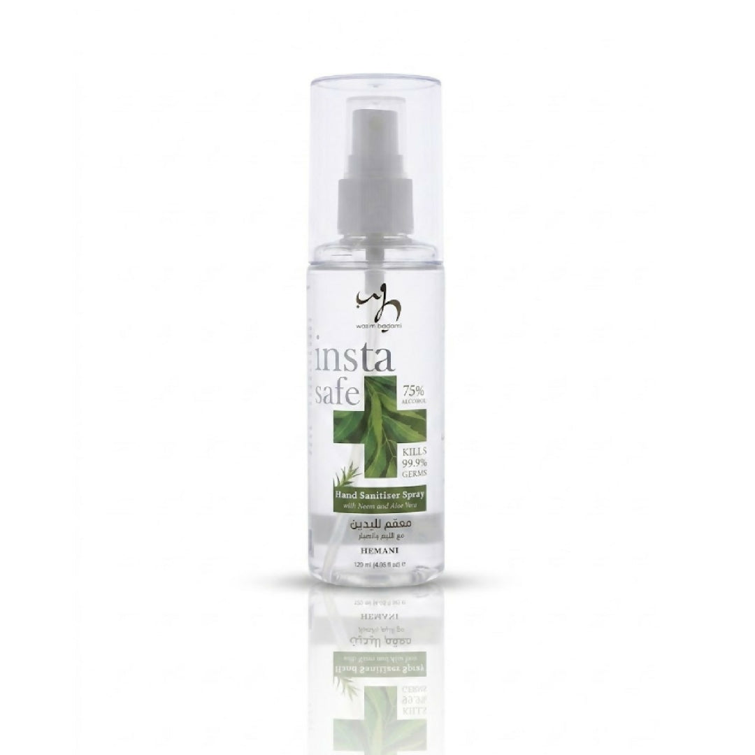 Insta Safe Hand Sanitizer Spray with Neem and Aloe Vera