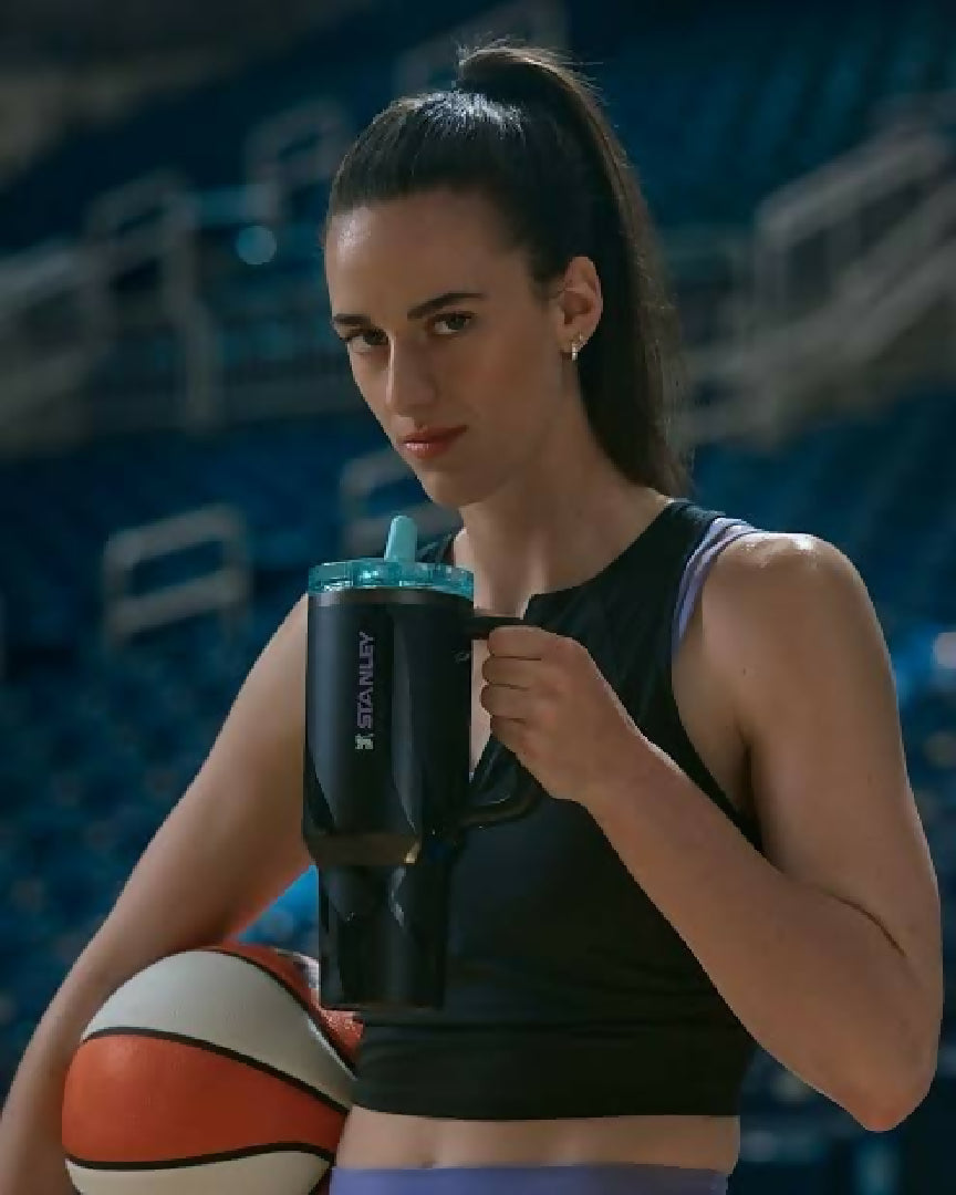 STANLEY X CAITLIN CLARK QUENCHER H20 PROTOUR FLIP STRAW TUMBLER 40OZ