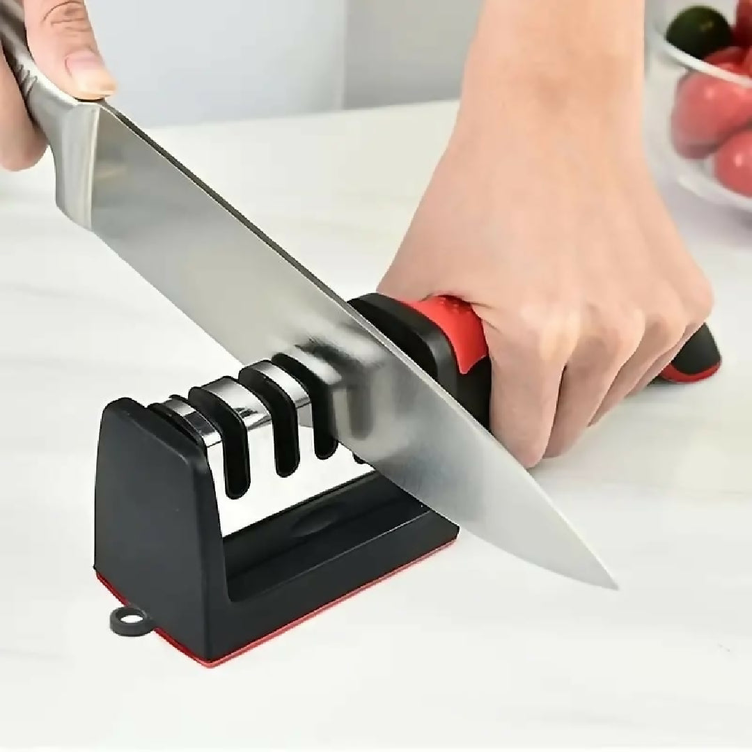 3 in 1 Knife Sharpener Set with Ceramic Peeler 3 Stage Blade Restorer