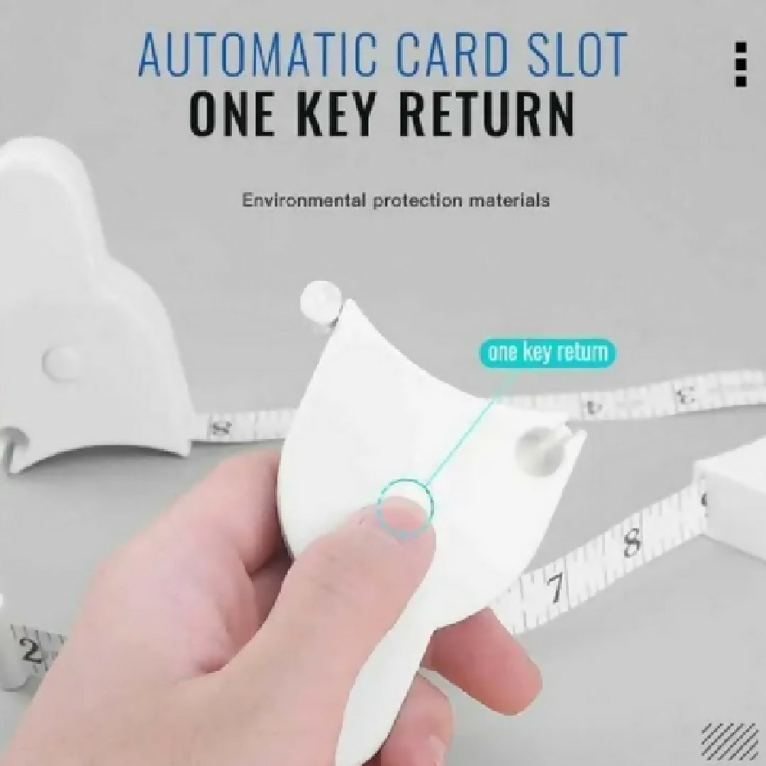 Body Measuring Automatic Telescopic Tape Measure Perfect Body Tape Measure