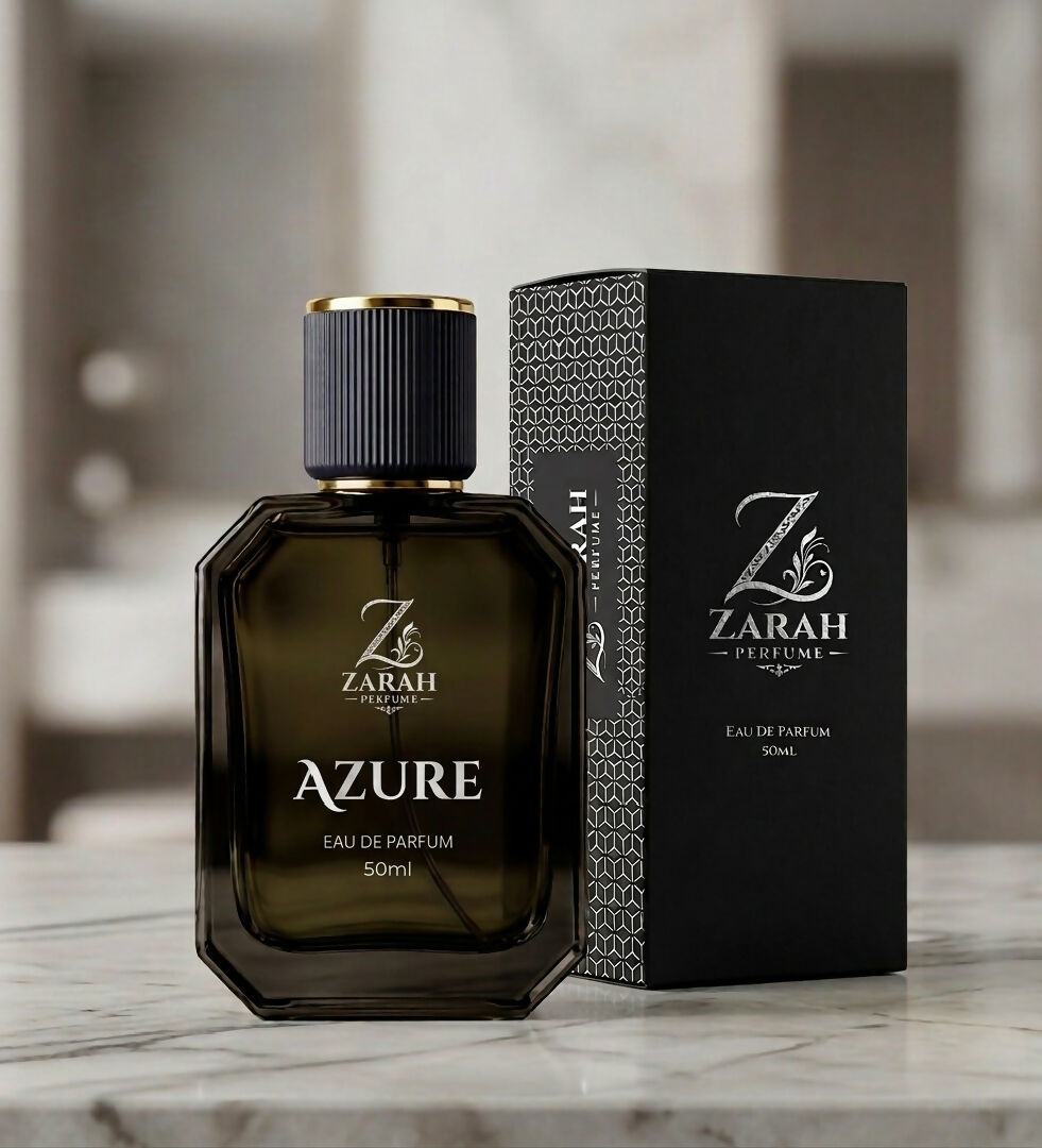 Azure Perfume for Men and Women Long Lasting Luxury Fragrance ZARAH PERFUME 50ml