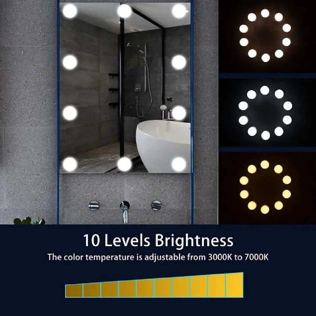 Vanity Mirror Light LED Bulbs For Makeup Mirror Stand 10 Bulbs