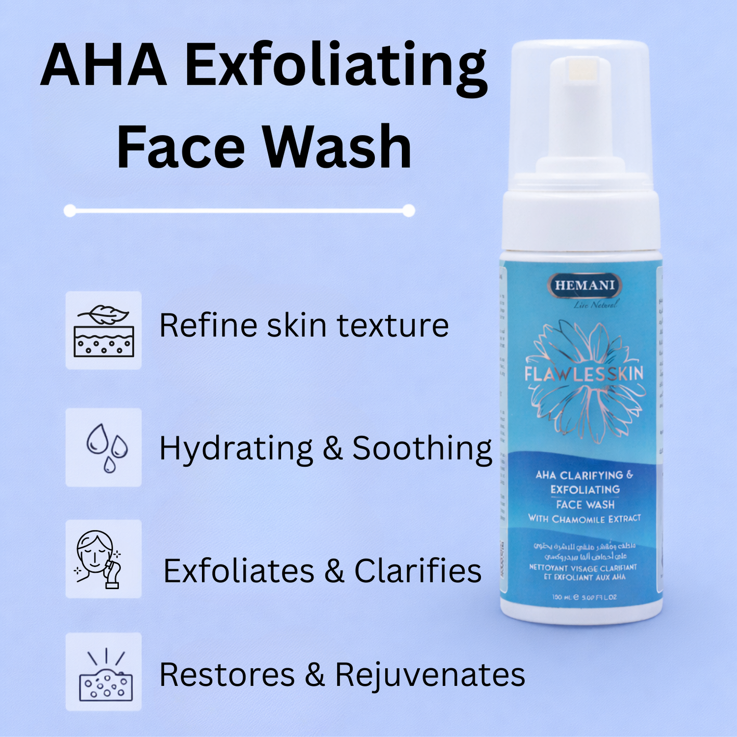 AHA Clarifying & Exfoliating Face Wash 150ml