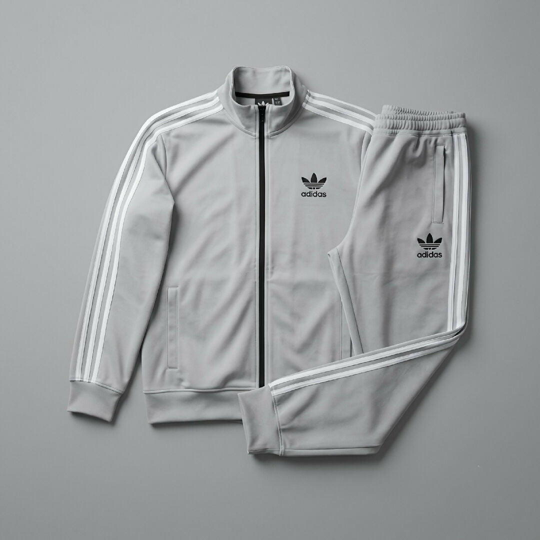 Luxury Mens 3 Stripe Scuba Tracksuit Set Ultra Soft Wrinkle Free Upper and Trouser
