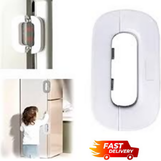 Child Safety Fridge Door Lock Strong Adhesive Refrigerator Lock for Kids Protection