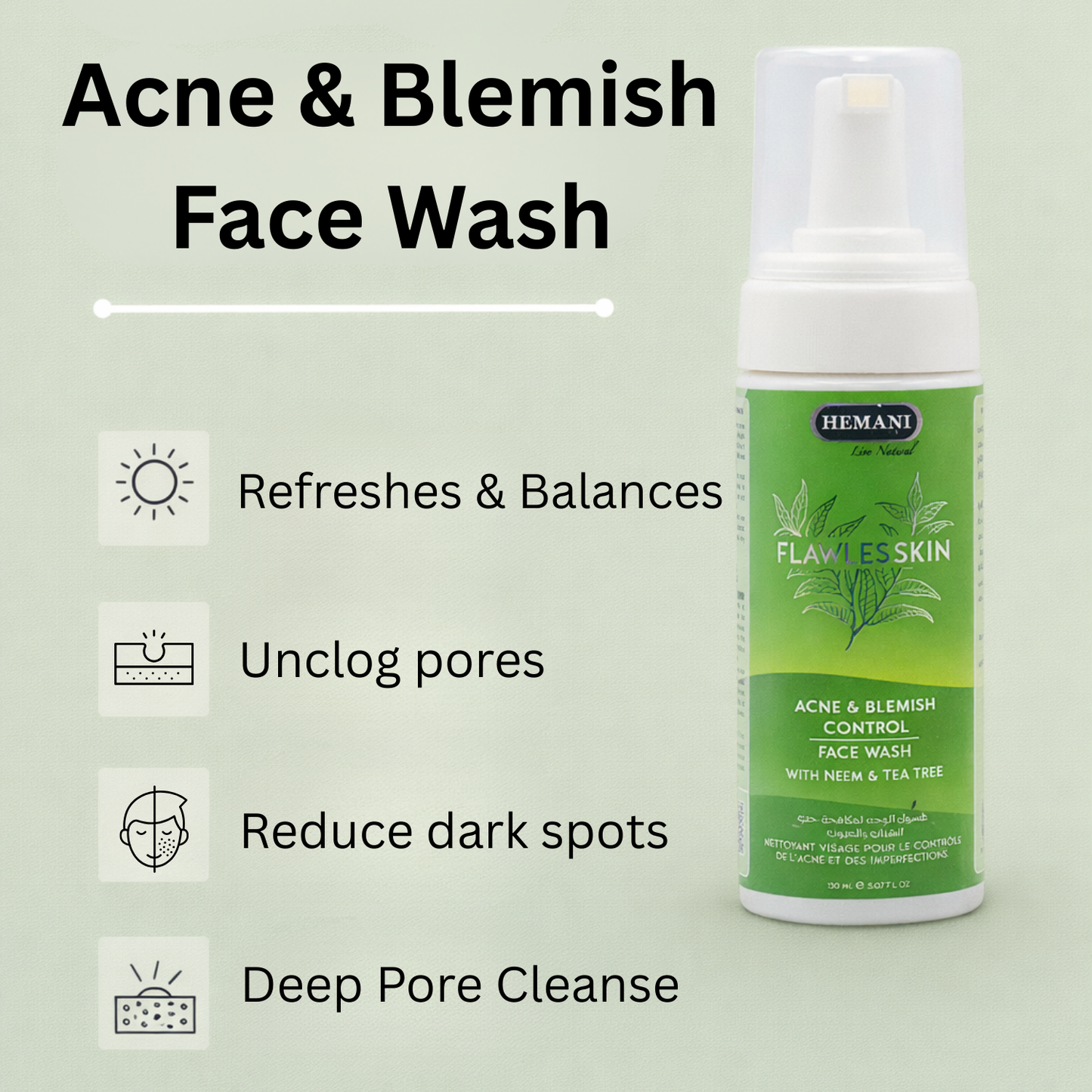 Acne & Blemish Control Face Wash 150ml