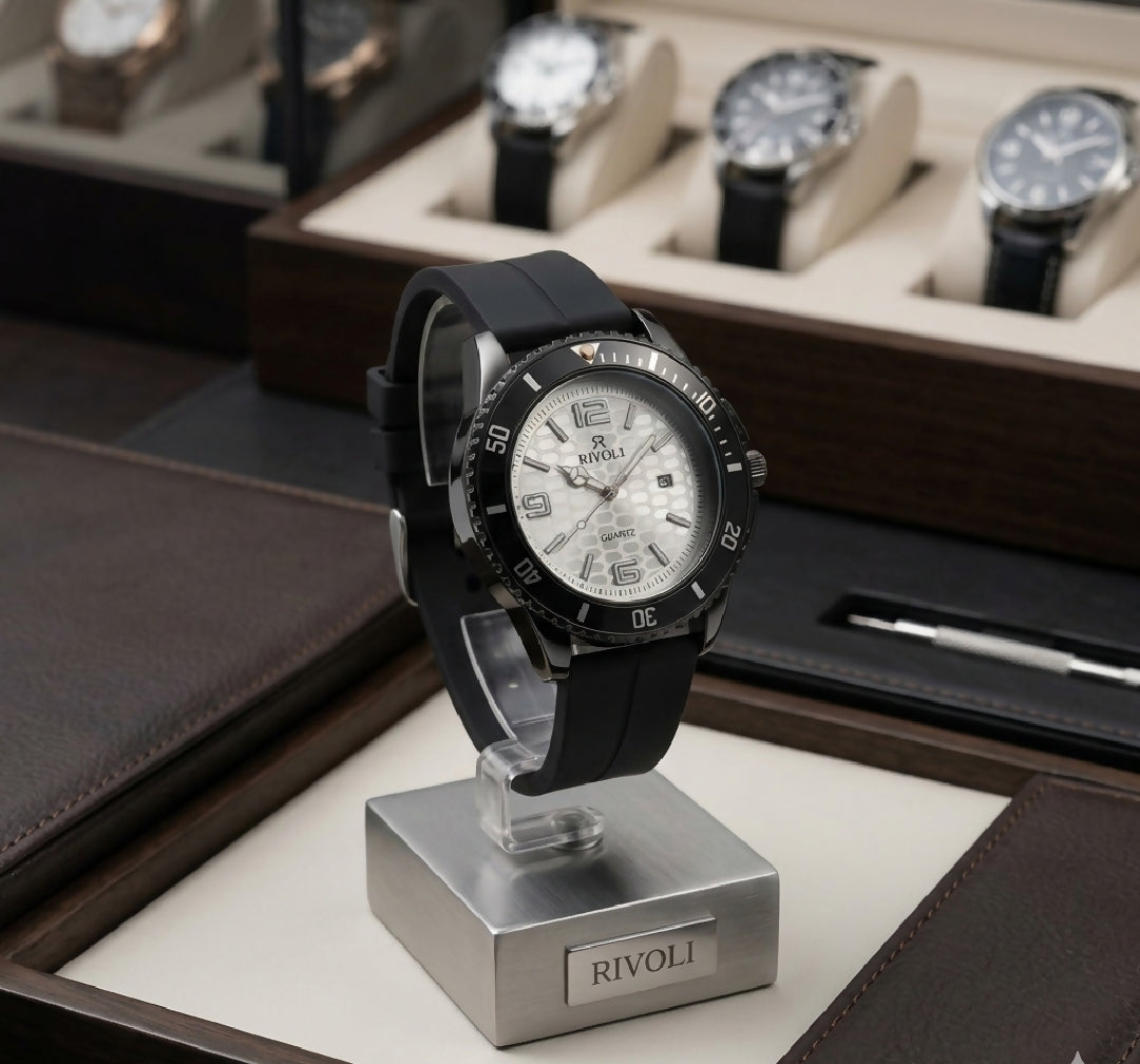 Rivoli Explorer honeycomb Dial Sports Watch