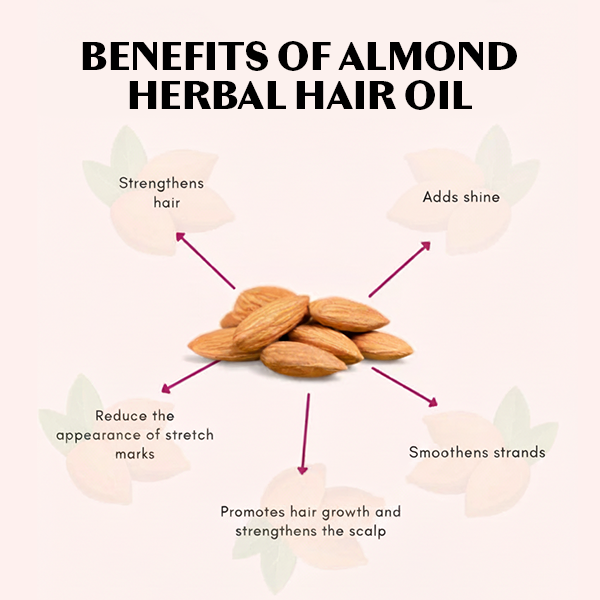 Almond Herbal Hair Oil 200ml