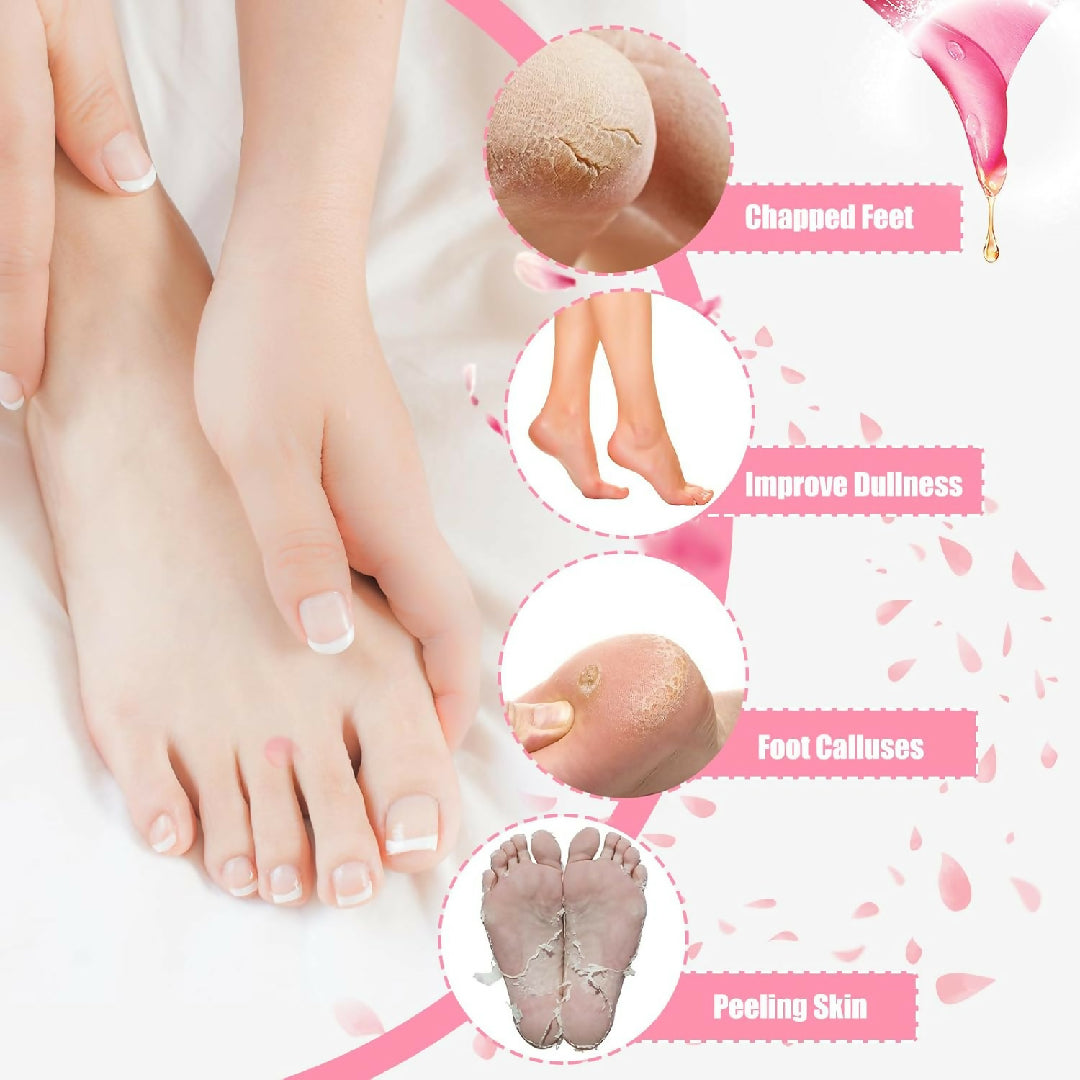 Moisturizing Spa Socks Silicone Gel Socks for Women Repairing Softening Dry Cracked Feet Comfortable Care (Random Color)