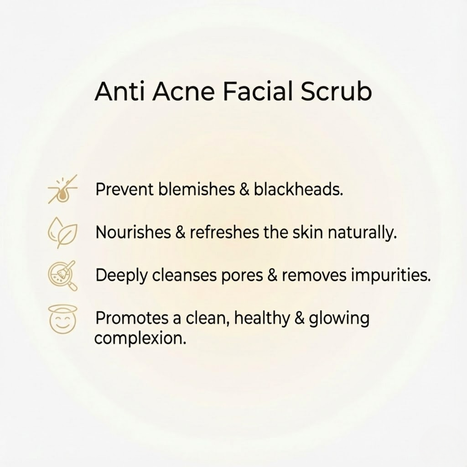 Anti Acne Facial Scrub with Avocado and Grapefruit
