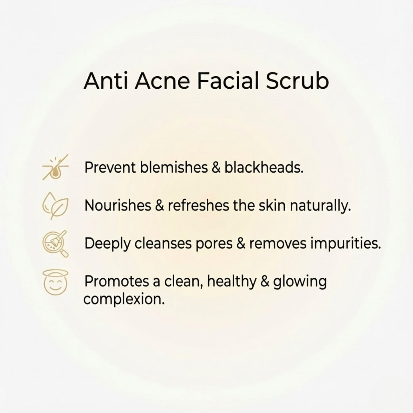 Anti Acne Facial Scrub with Avocado and Grapefruit
