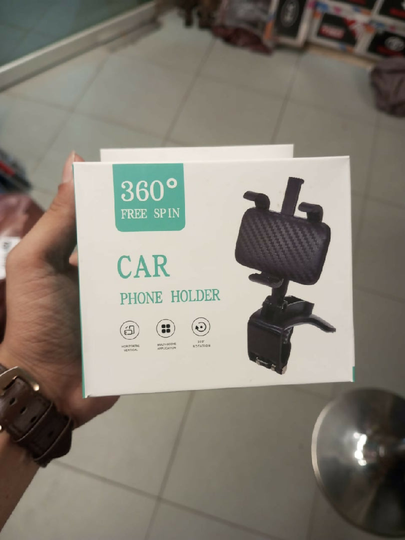 CAR Smart Phone Holder 360 Free Spin 360 Mobile Holder Foldable 360 Rotateable Strong Grip Mobile Holder for Cars