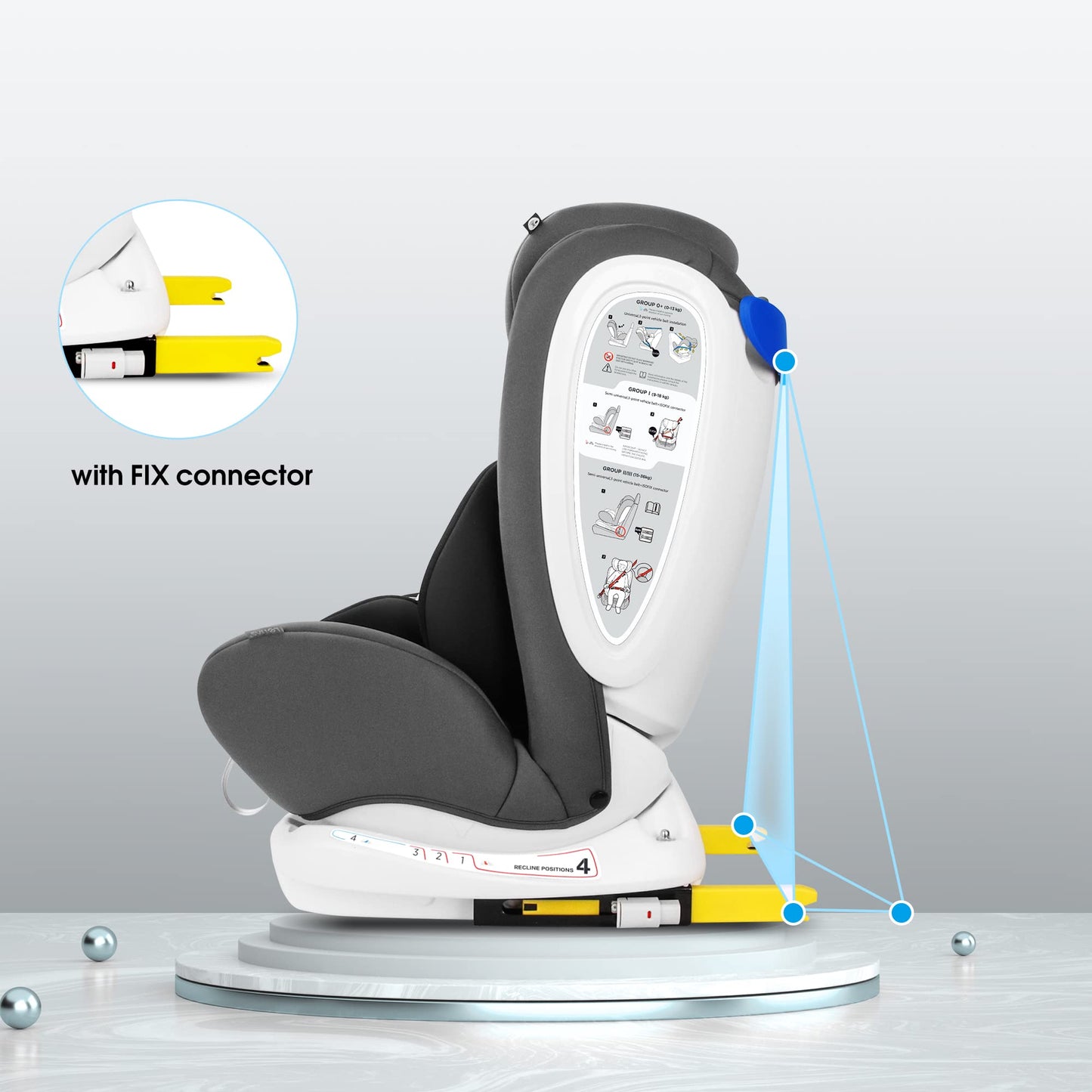 Baby Car Seat  Safe and Comfortable For Babies