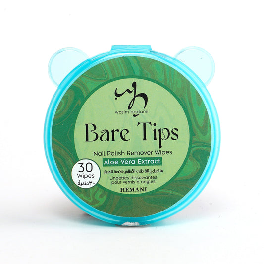 Bare Tips Nail Polish Remover Wipes With Aloe Vera Extract