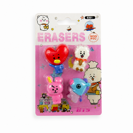 Shapes Eraser (Heart Sheep Rabbit Unicorn)