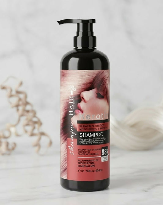 Keratin Nutrition Smooth Hair Shampoo for Hair Fall 900ml 1 Piece