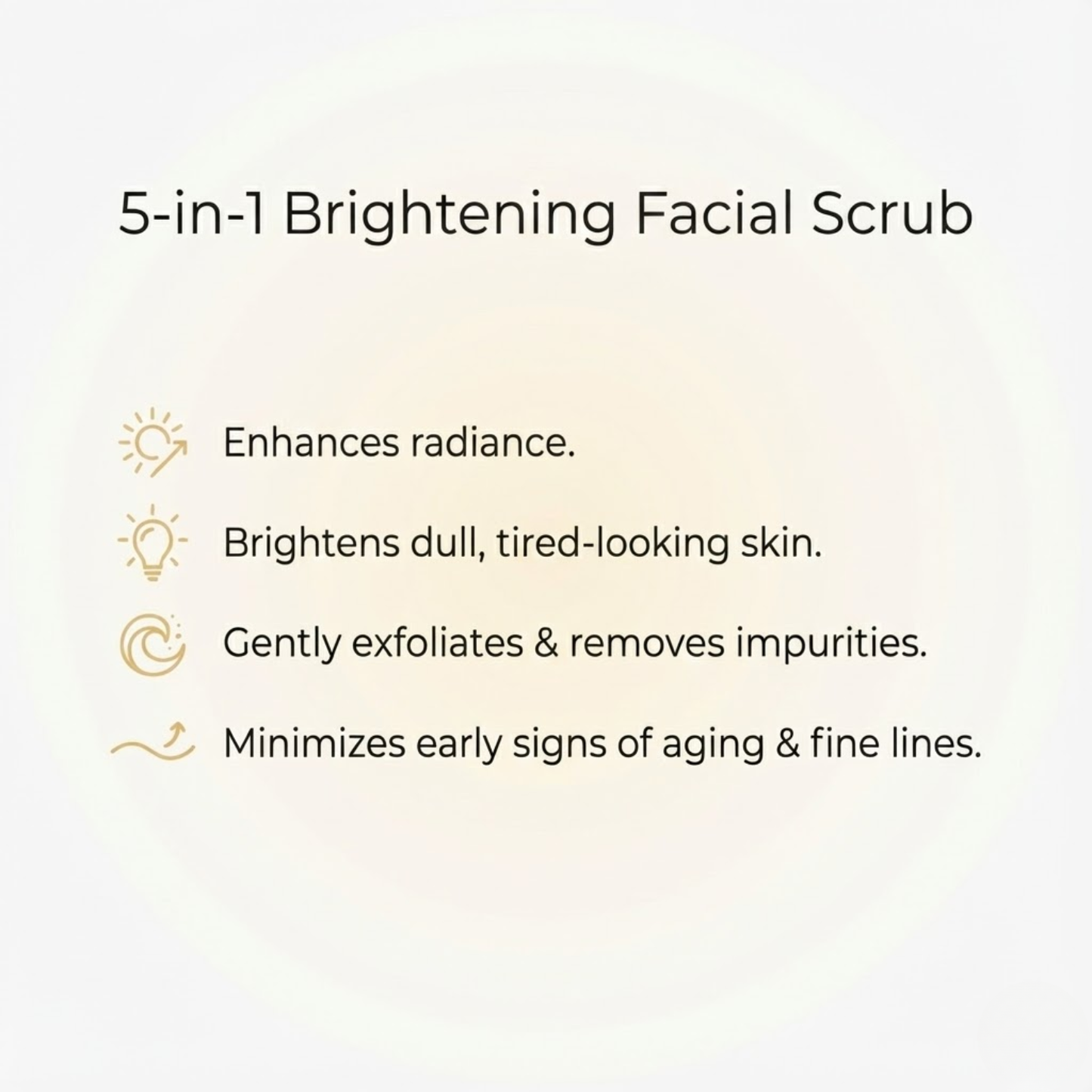 Brightening Facial Scrub 5in1