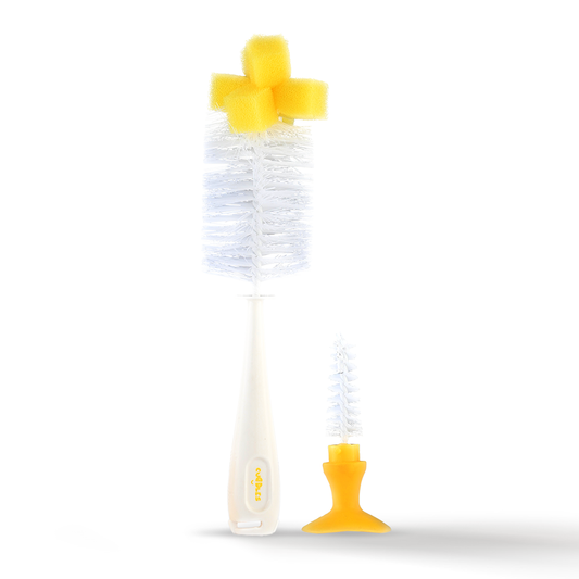 Cuddles Sponge Universal Feeding Bottle Brush 2 in 1