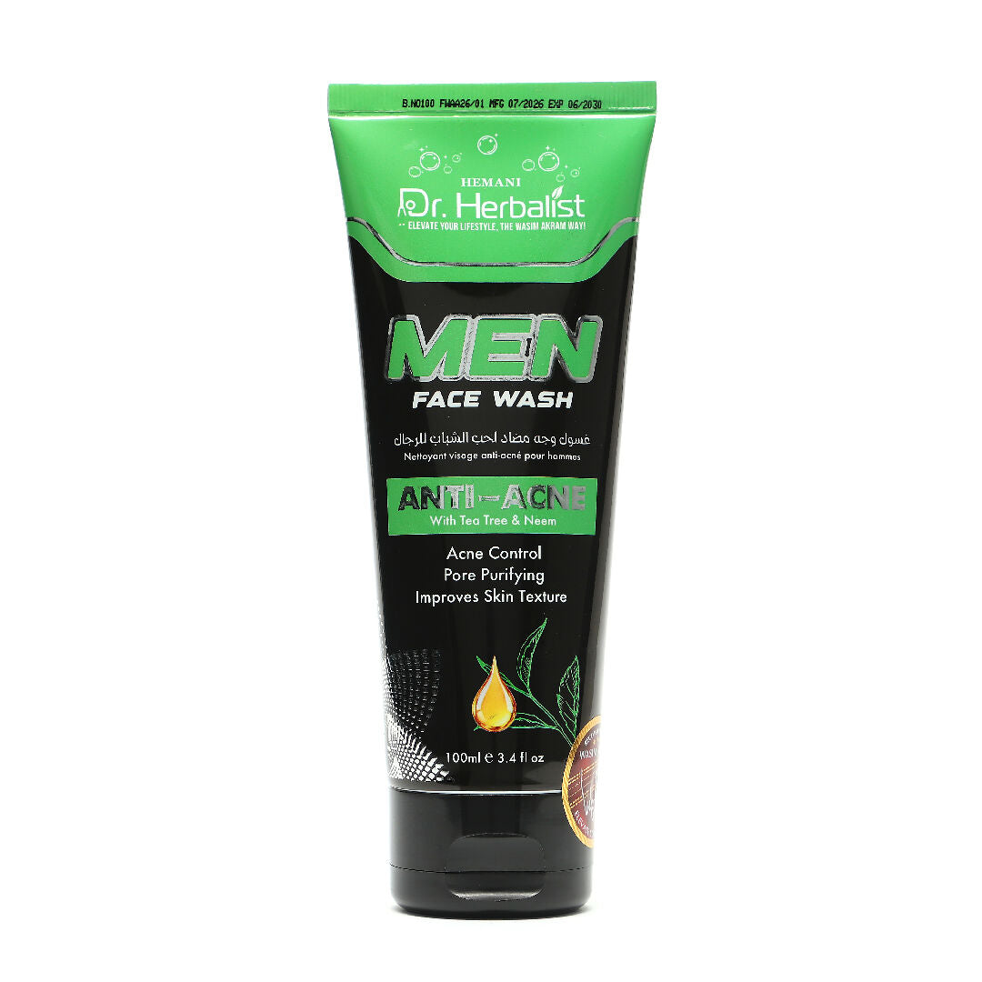 Dr Herbalist Anti-Acne Face Wash with Tea Tree and Neem