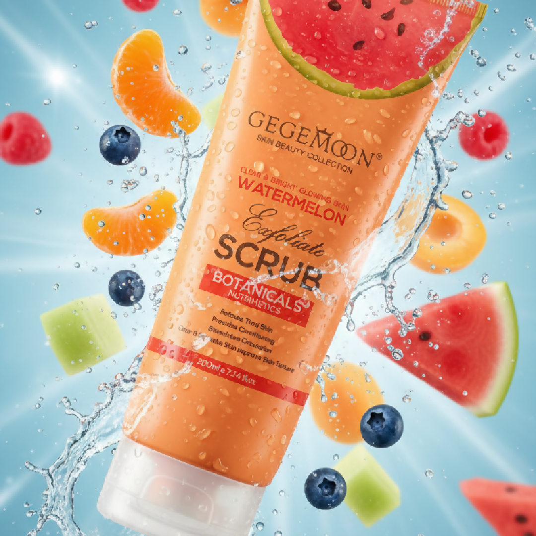 Gegemoon New Fruity Exfoliation Scrub - Deep Cleansing and Brightening Body Scrub - Apricot - 200ml