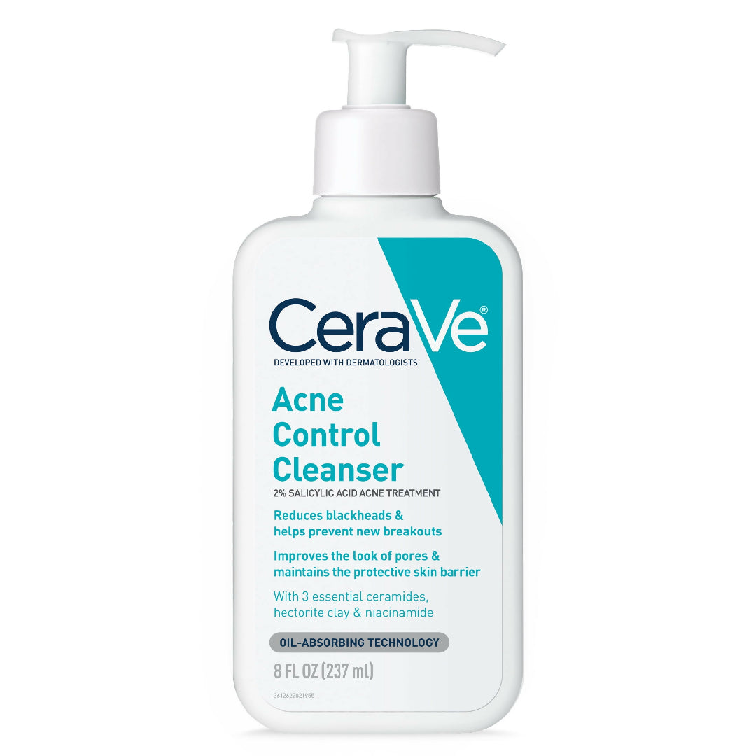 CeraVe acne control cleanser face wash 2 percent salicylic acid 237ml