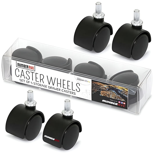 Caster Wheels  Heavy Duty Wheels for Furniture Office Chairs and Equipment